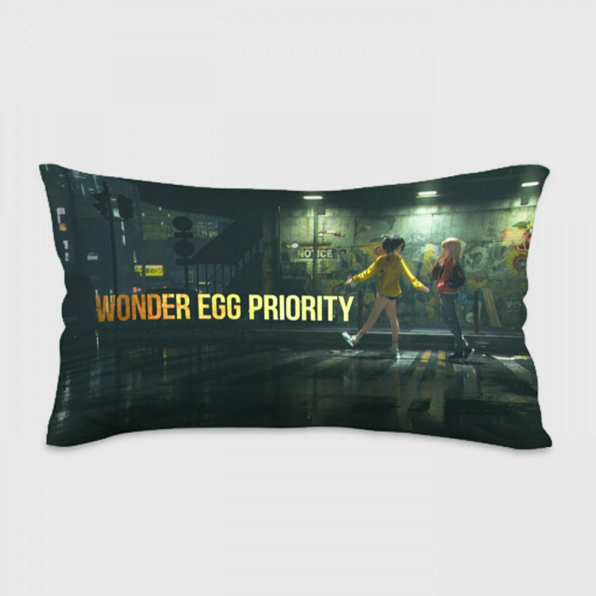 Подушка 3D антистресс Wonder Egg Priority. Ai and Rika.