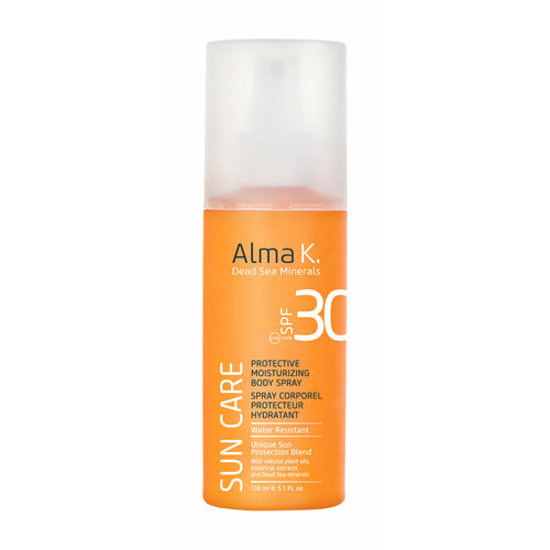 солнцезащитный увлажняющий спрей для тела spf 50 alma k protective moisturizing body spray 150 мл ALMA K. Protective Moisturizing Body Spray Спрей для тела защитный увлажняющий SPF 30, 150 мл