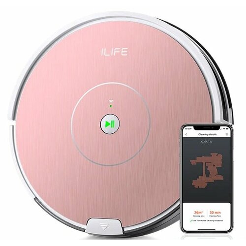 Робот-пылесос ILIFE A80 Plus розовый 1899900₽