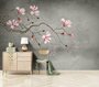 Фотообои Японские цветы 260x456 (ВхШ), бесшовные, флизелиновые, MasterFresok арт 15-895