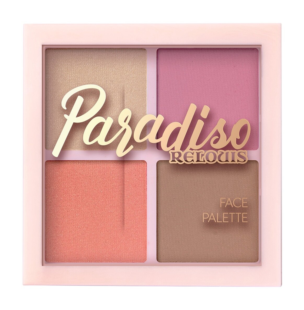 RELOUIS Палетка для лица Paradiso Sun, 12 г, 01