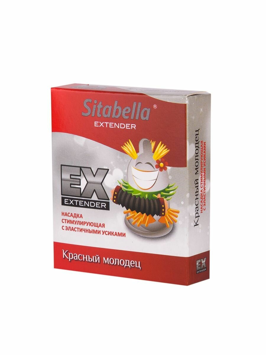 Стимулирующая насадка Sitabella EX Красный молодец, 1 шт. — фото 1