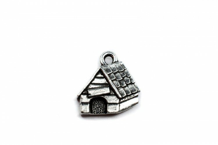 Подвеска TierraCast Конура 15х15мм, отверстие 2мм, цвет античное серебро, 94-2521-12, 1шт