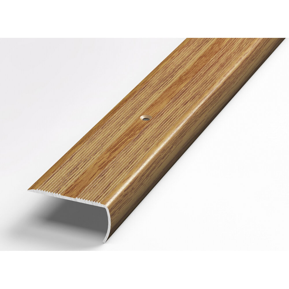 фото Угловой алюминиевый декоративный порог Лука УТ000000665