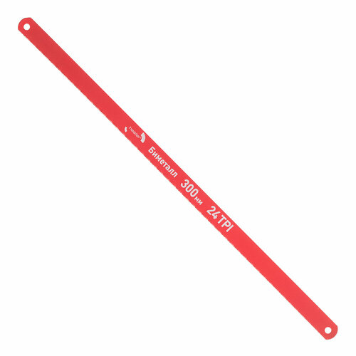 Полотно ножовочное по металлу Hesler биметаллическое 300 мм 24 зубдюйм 2 шт мелкий зуб 848₽