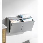 Подвесной контейнер-органайзер MyPads для хранения мелочей, без сверления, крепкий и надежный ящик для письменного стола, стильный подарок на новос. - изображение