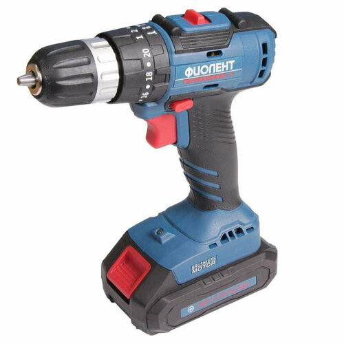 Шуруповерт аккумуляторный ударный фиолент Professional ДШАБУ2-10-РЭ-18 кейс 1688700₽