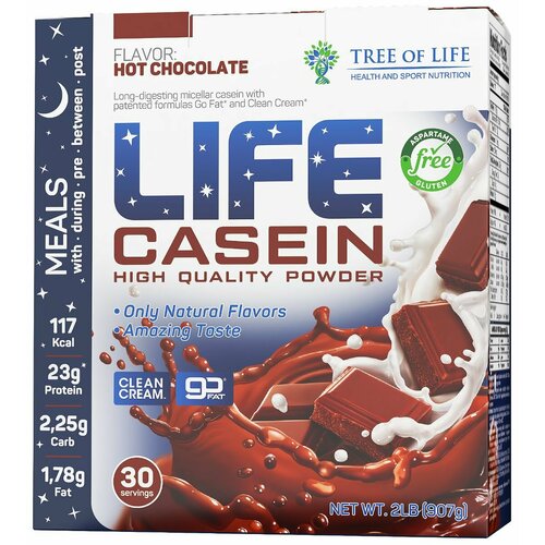 tree of life life casein 907 гр сочная дыня Tree of Life Life Casein 907 гр (шоколад)