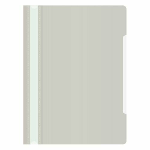 Папка-скоросшиватель Buro -PSE20BU/GREY, A4, пластик, серый