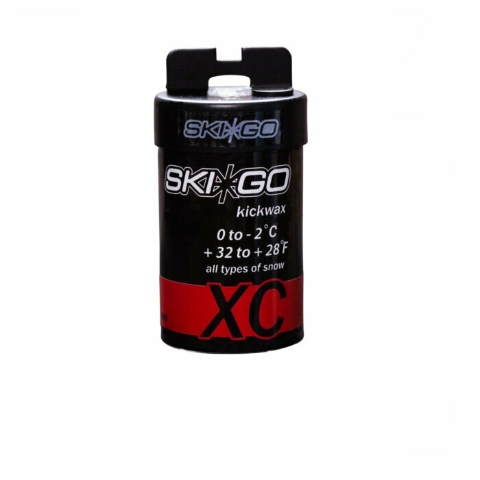 Мазь держания SKIGO XC Kickwax Red (0°С -2°С) 45 г.