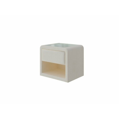 PROxSON Тумба Cube (Ткань: Велюр Лофти Айвори) 52x41