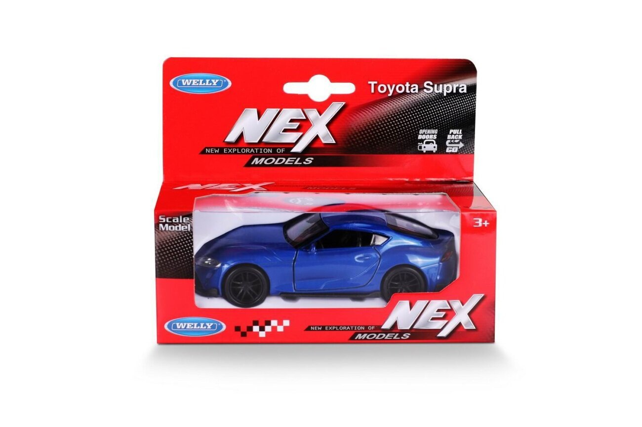 Машинка Welly 1:38 TOYOTA SUPRA V (A90) (в асс) 43786W