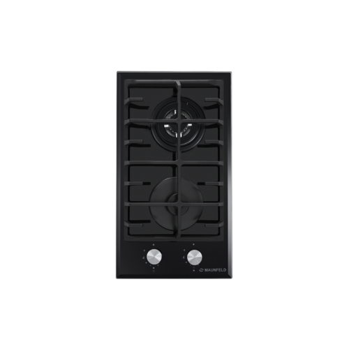 Варочная панель MAUNFELD Газовая панель MAUNFELD EGHE3263CBG домино газ 2 конфорки черный цвет 1481300₽