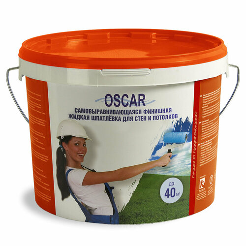 Финишная жидкая шпатлевка Oscar, 14 кг