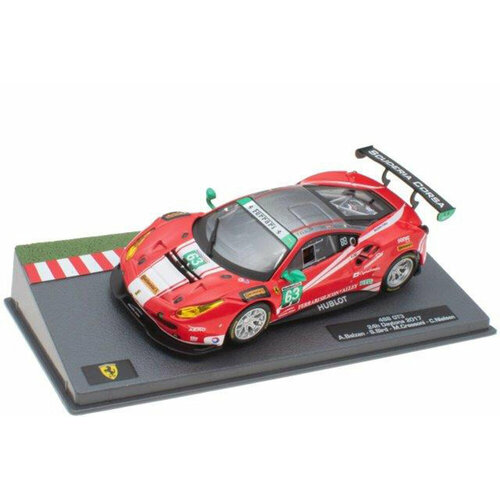 Ferrari 488 GT3 #63 scuderia corsa balzan/bird/cressoni/nielsen 24H daytona 2017 конструктор china bricks zm110 ferrari 488 gt3 scuderia corsa из серии машины спид чемпионс