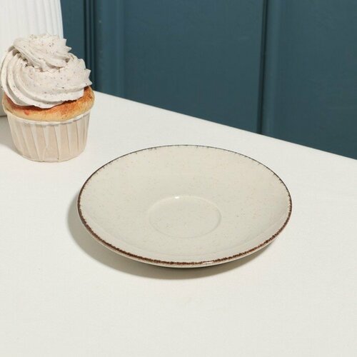 Kutahya Porselen Блюдце «Pearl», d=14,5 см, бежевое, фарфор