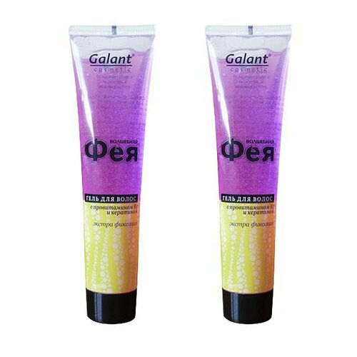 Galant Cosmetic Гель для укладки волос Фея, Экстра фиксация, туба, 125 мл, 2 шт.