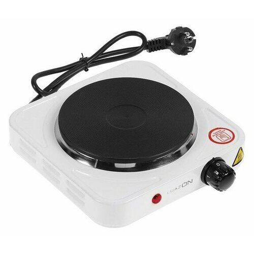 LuazON Home Плитка электрическая Luazon Lhp-002 1000 Вт 1 конфорка D 15 см белая 150000₽