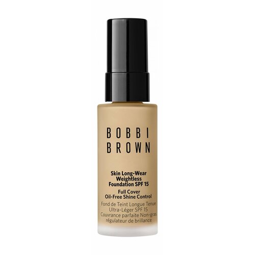 BOBBI BROWN Long-wear Тональное средство в мини-формате устойчивое SPF 15, 13 мл, Porcelain bobbi brown skin long wear weigthless foundation spf 15 средство тональное устойчивое neutral porcelain 30 мл