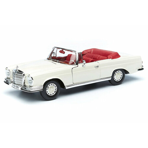 Mercedes 280 se 1967 cream white / мерседес 280 кремовый