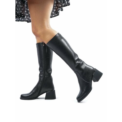 фото Сапоги covani, полнота f, размер 39, черный