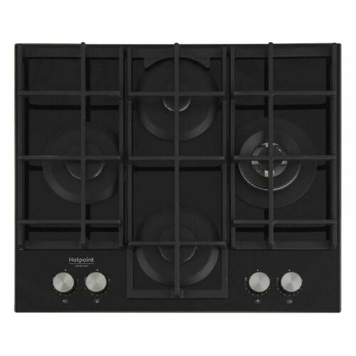 Газовая варочная панель HOTPOINT HG 61FBK независимая черный 2299900₽