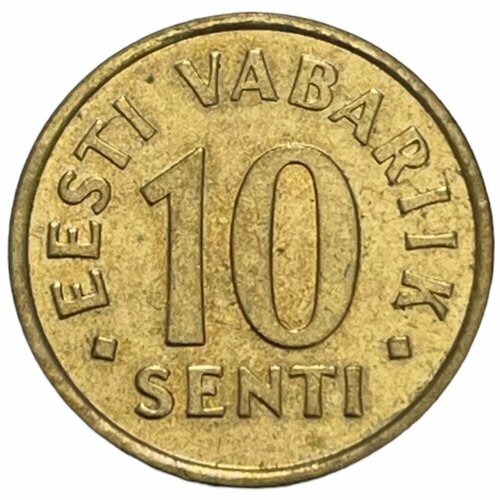 Эстония 10 сентов (сенти) 2002 г.
