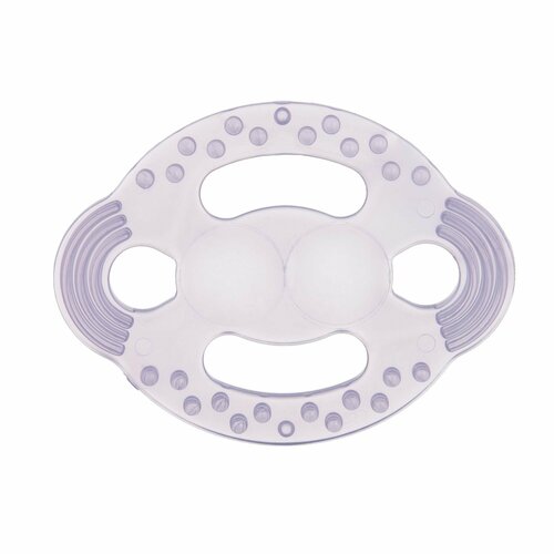 Прорезыватель Canpol babies мягкий грызунок - прозрачный, 0+, цвет: фиолетовый, форма: НЛО прорезыватель canpol babies овечка силиконовая с 0мес