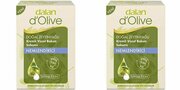 Dalan Мыло твердое оливковое d'Olive с маслом оливы и увлажняющим кремом, 100 г, 2 уп