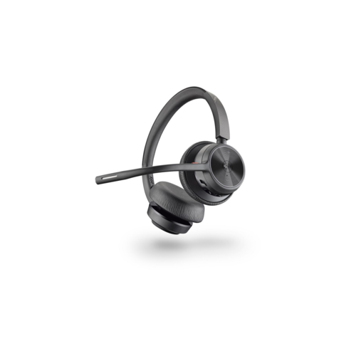 Plantronics VOYAGER 4320 UC, V4320-M C (COMPUTER & MOBILE) MICROSOFT TEAMS CERTIFIED, USB-A, STEREO BLUETOOTH HEADSET, WITH CHARGE STAND, WORLDWIDE