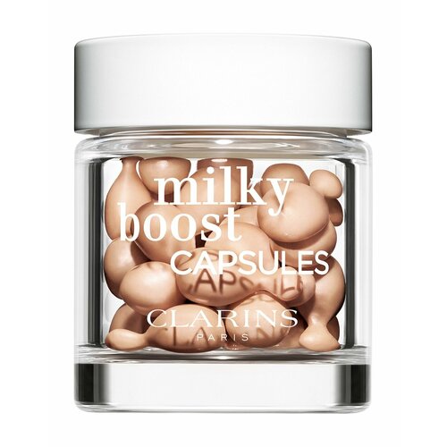 CLARINS Milky Boost Capsules Тональный флюид для лица в капсулах, 7,8 мл, 03