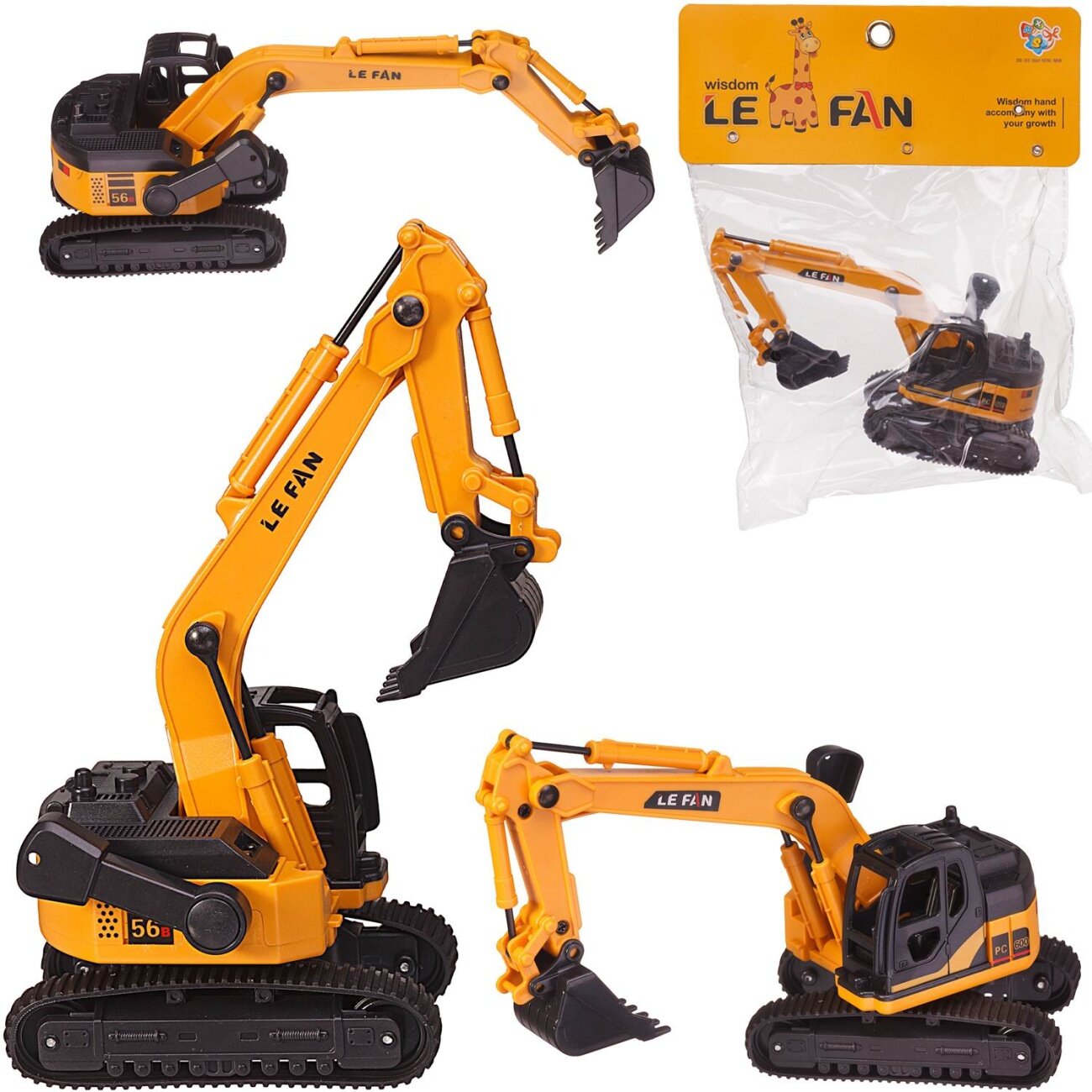 фото Машинка строительная Junfa Экскаватор на гусеничном ходу 23х7х6,8 см. WC-14678