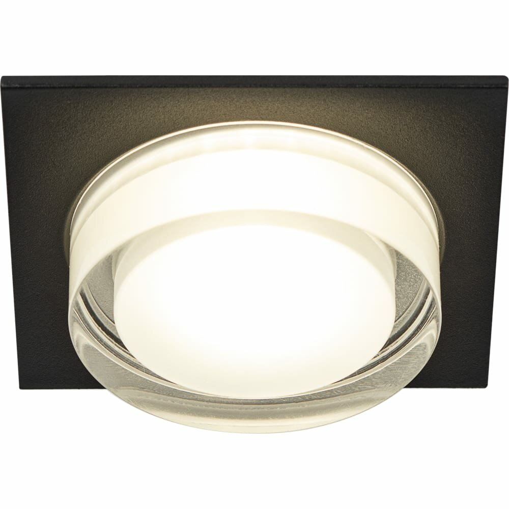 Встраиваемый светильник декоративный ЭРА DK108 BK MR16 GU5.3 черный - фотография № 1