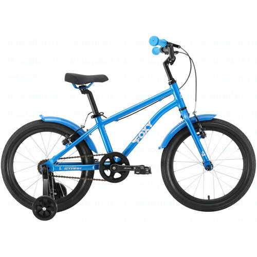 Велосипед STARK Foxy 18 Boy - 22г 10 голубой-серебристый 1849000₽