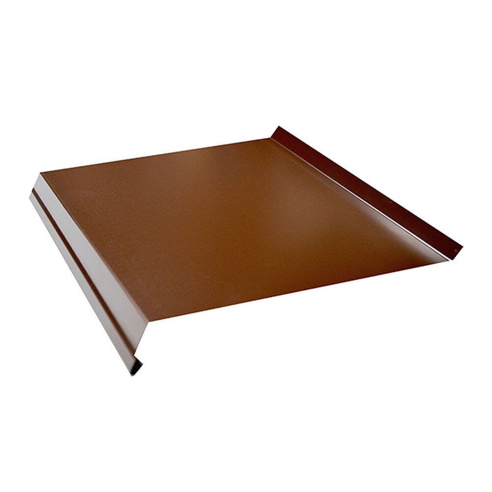 фото Отлив 150х2000 мм коричневый RAL 8017