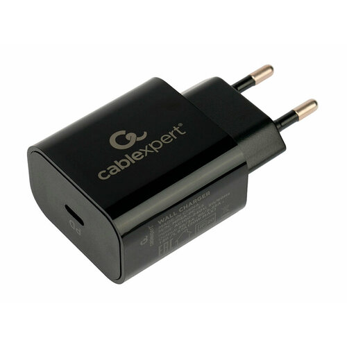 Зарядное устройство Gembird Cablexpert Type-C 3А QC3.0/PD Black MP3A-PC-45 черный