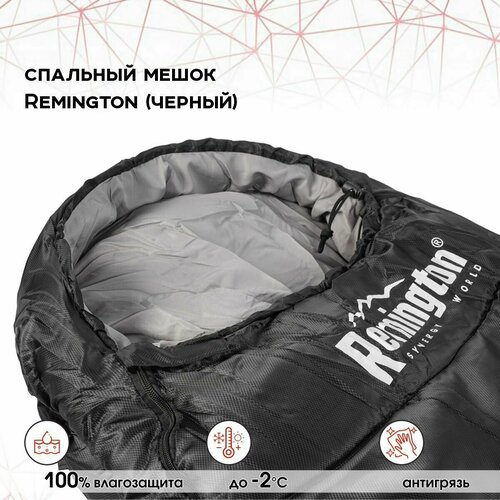 спальный мешок remington sleeping bag ii green Мешок спальный Remington (черный) RSB-315054B
