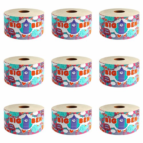 Новая линия Бумага туалетная Big Ben, 145 м, 9 шт