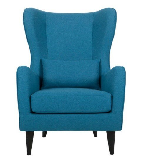 Кресло для отдыха Грета Синий рогожка
