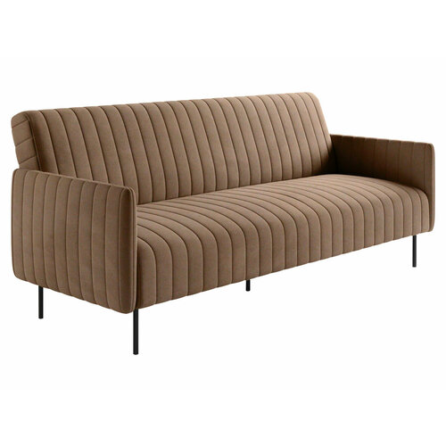 Прямой диван Ваш День Стелла Коричневый, велюр