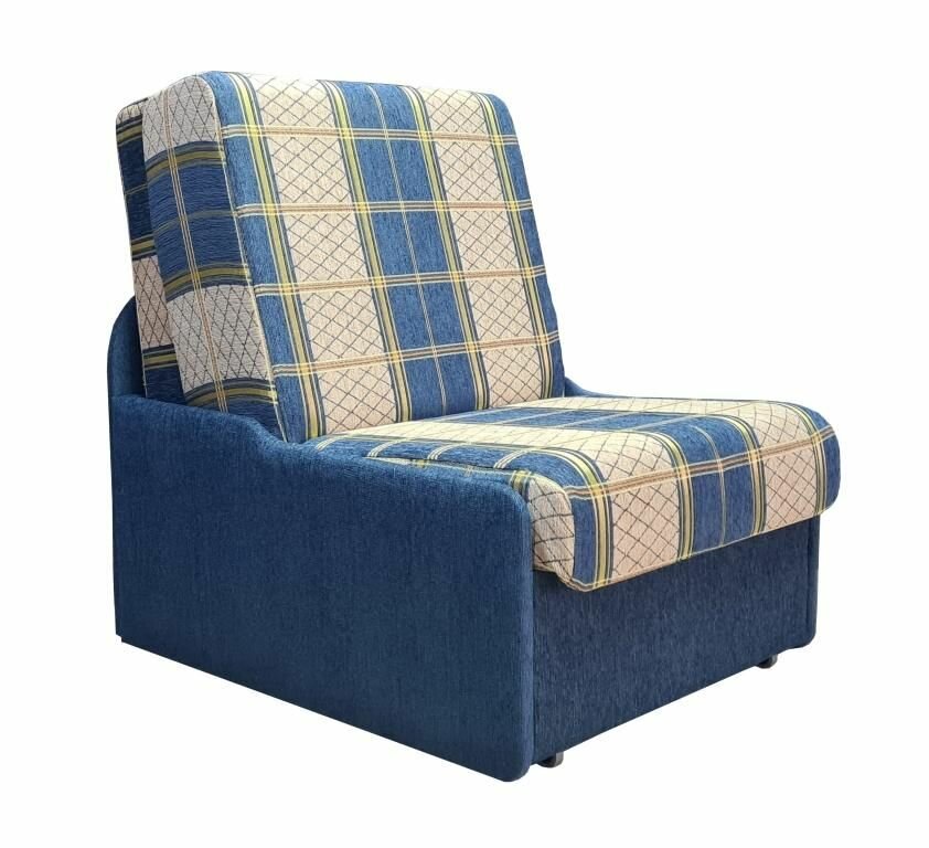 фото Кресло кровать Блисс Рафаэлло синий 90 см