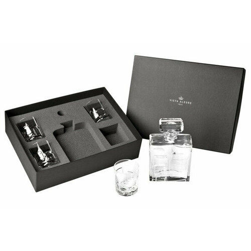 Набор для виски графин и 4 стакана Vista Alegre Портрет, хрусталь