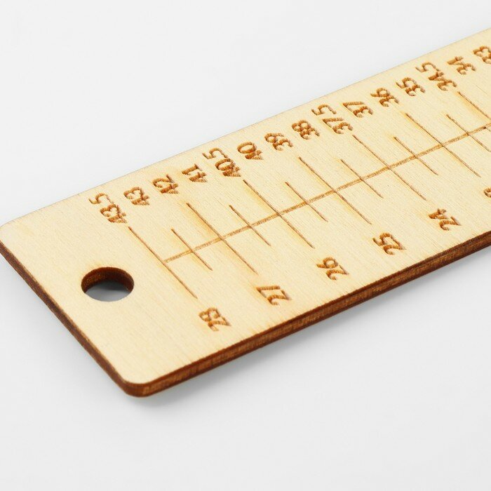 Линейка для определения размера ноги, 40 × 31,3 см — фото 1