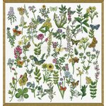 Красота Ботаники #3424 Design Works Набор для вышивания 56 x 56 см Счетный крест - изображение