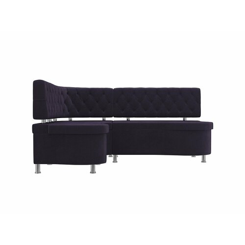 Кухонный диван Говард угловой Фиолетовый Велюр