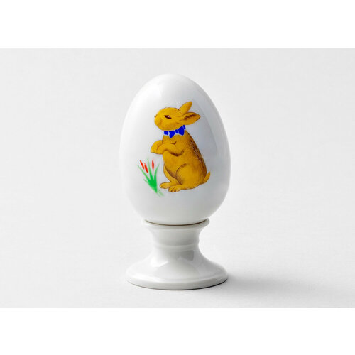 Яйцо пасхальное на подставке Солнечный заинька Нева