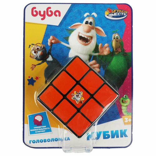 Логическая игра Буба - кубик 3х3 Играем Вместе ZY835395-R11 логическая игра щенячий патруль кубик 3х3 играем вместе