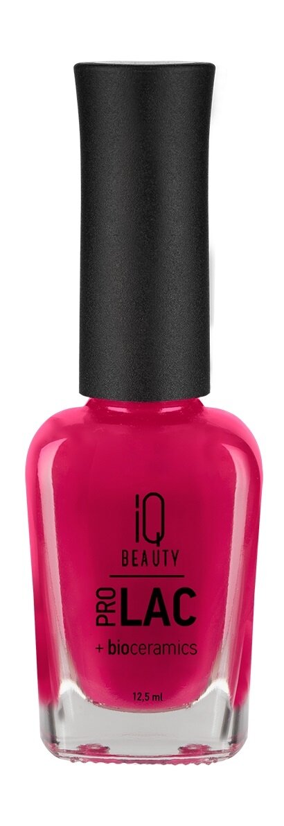 IQ BEAUTY Лак для ногтей с биокерамикой Nail Polish Prolac +Bioceramic укрепляющий, 12,5 мл, 056