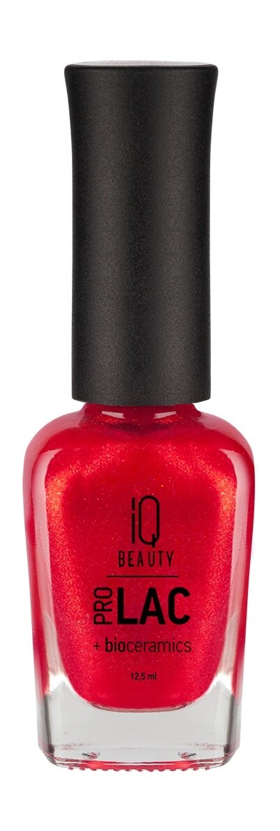 IQ BEAUTY Лак для ногтей с биокерамикой Nail Polish Prolac +Bioceramic укрепляющий, 12,5 мл, 058