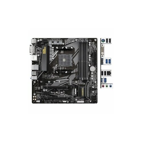 Материнская плата Gigabyte Материнская плата Gigabyte B550M K Soc-AM4 AMD B550 4xDDR4 mATX AC97 8ch71 GbLAN RAIDHDMI 1101000₽
